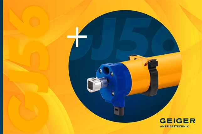 Geiger GJ56 – nový motor pre žalúzie