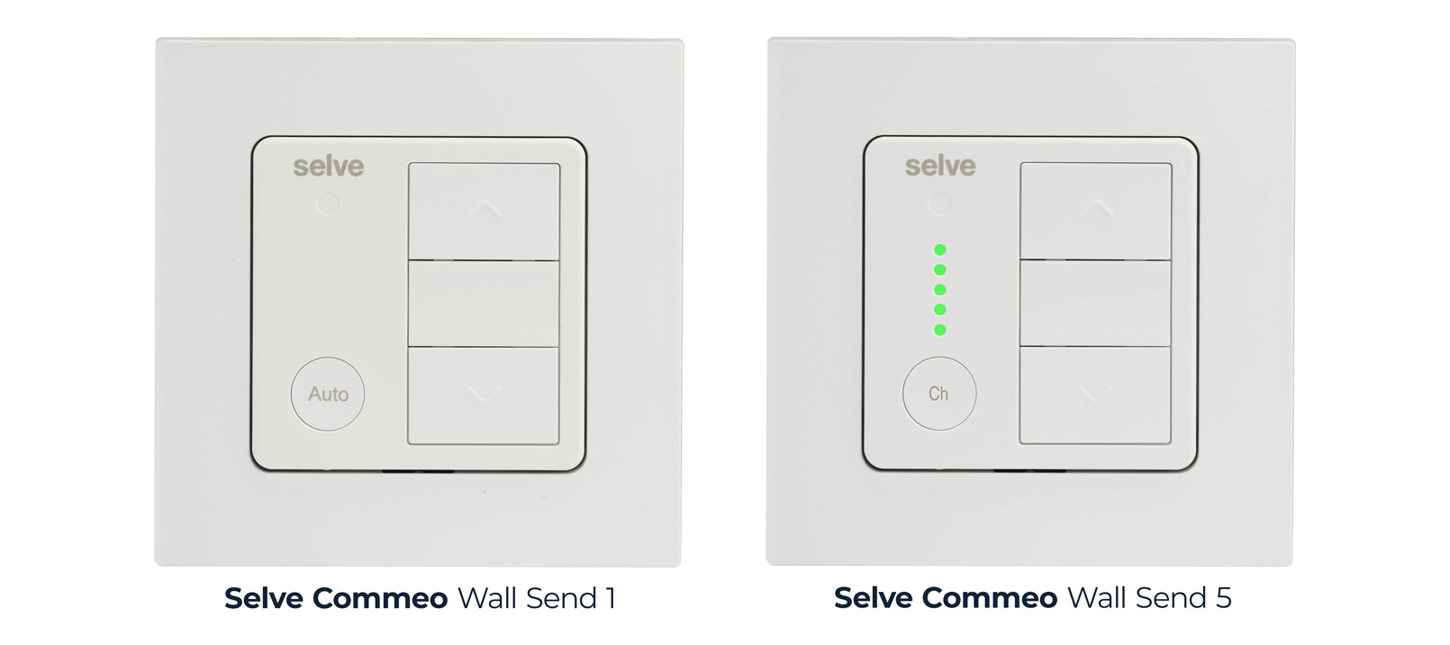 Nástenné diaľkové ovládače Commeo Wall Send